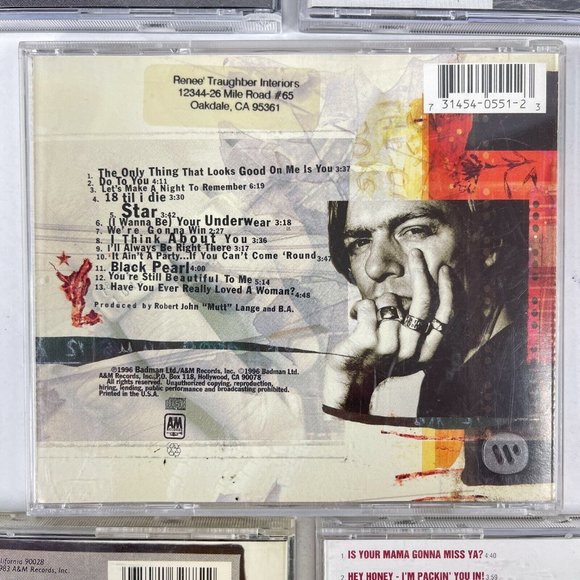 Bryan Adams 7 CD + VIP/Crew Concert Passes Lot Reckless 18 Neighbors Knife Hits - Picture 11 of 13